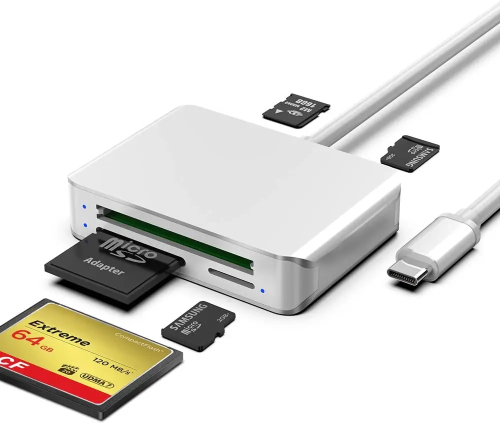 高品质oem c型摄像机适配器读卡器tf内存型c读卡器