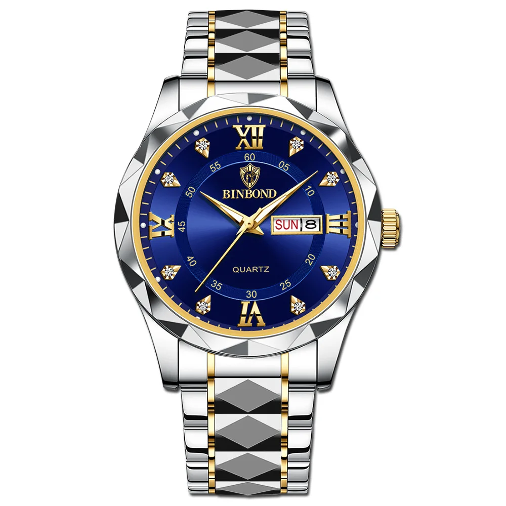 Binbond 2521 B2521 Model Luxury Sport Business Retro Korean Style Quartz Wristwatch Simp aperçu 36