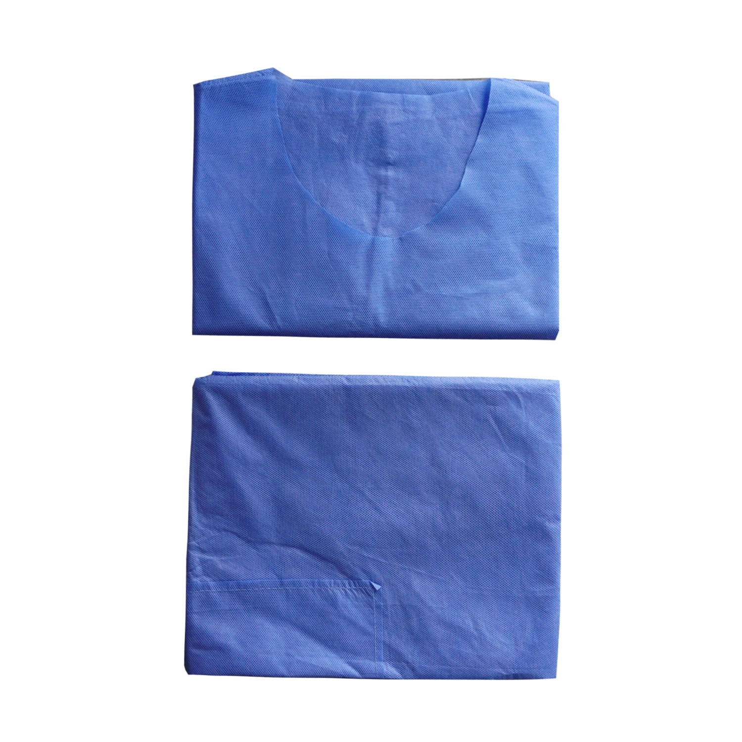 Factory Direct Supplying Disposable Scrub Suit Non Woven Doctor Scrub Suit  Breathable Scrub Suit