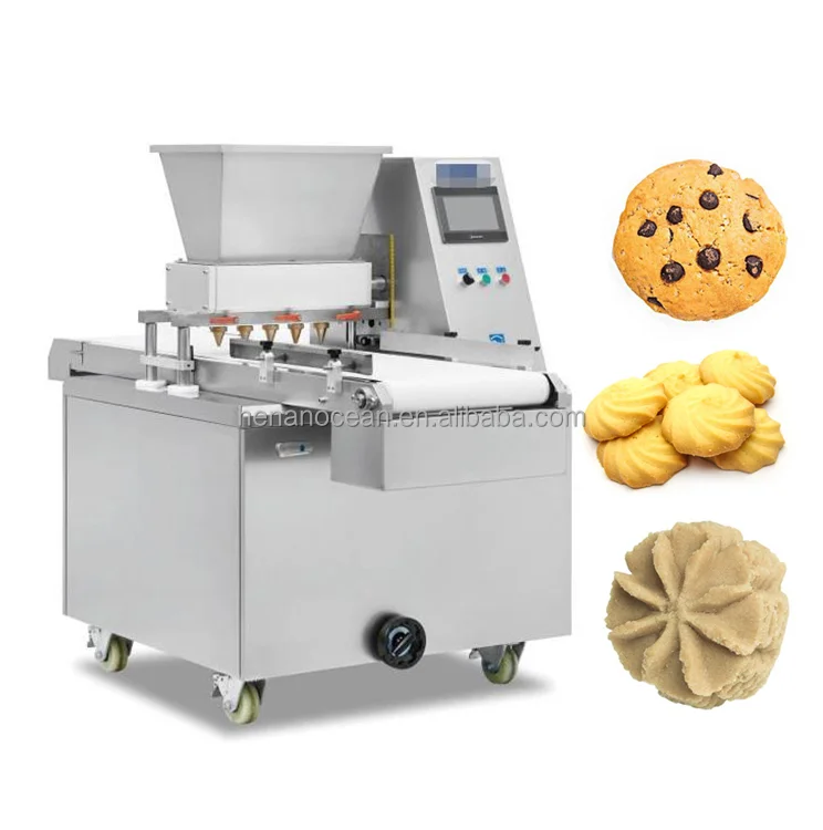 Automatic Mini Cookie Depositor Machine Industrial Rotary Biscuit