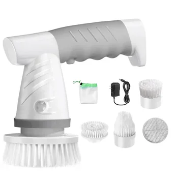 Electric Spin Scrubber Brush Cordless Magic Power Scrubber Handheld 3 In 1 Electric Cleaning Brush For Kitchen