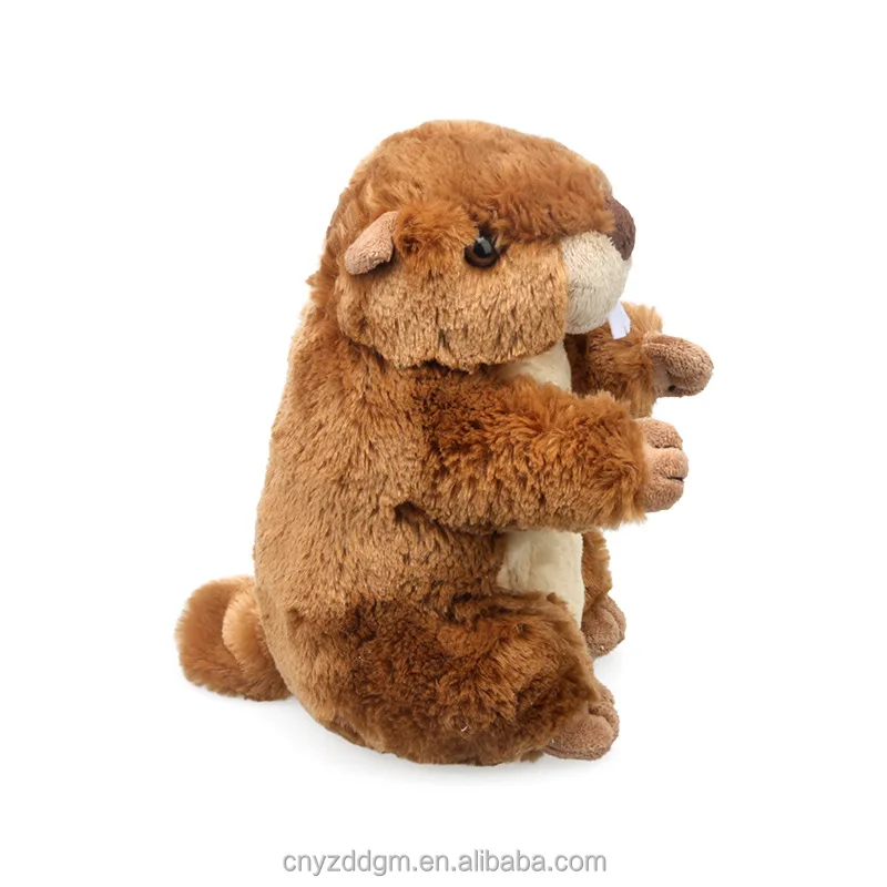 Factory Direct Cute Soft Groundhog Plush Stuffed Animal Marmot