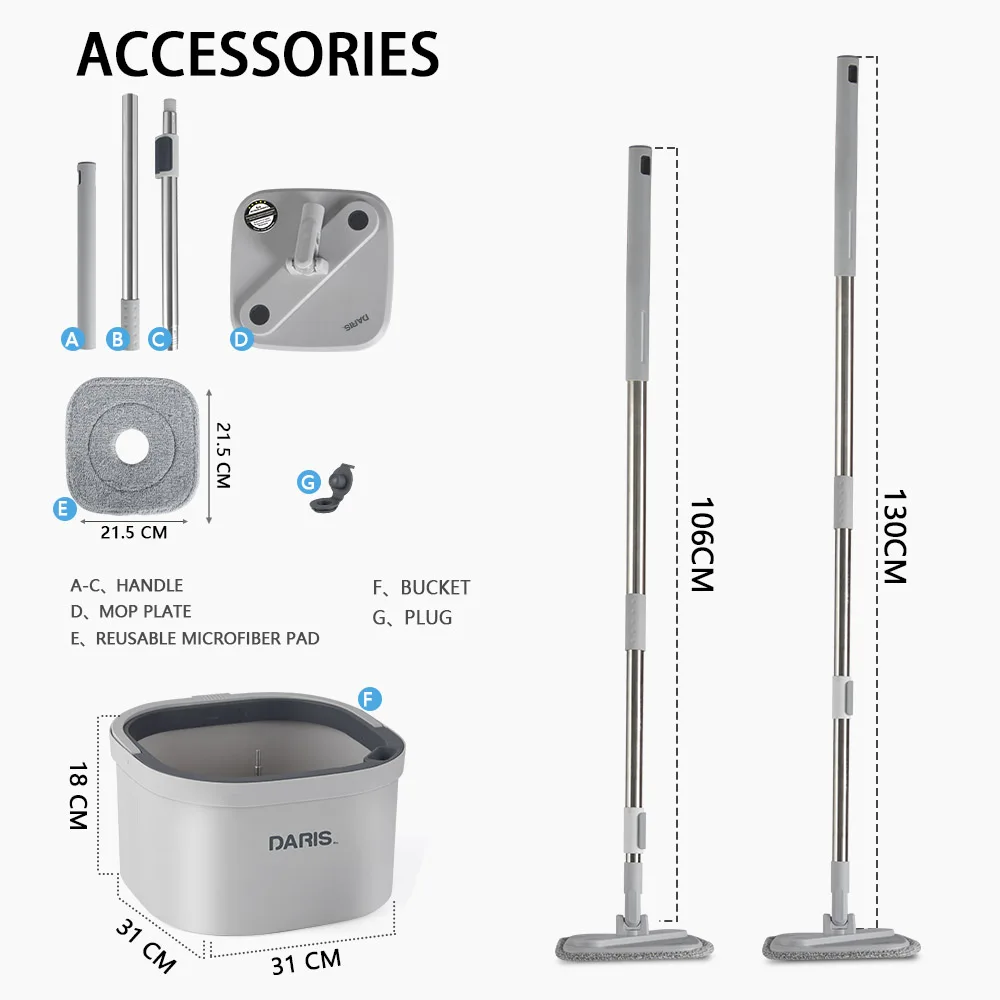 DARIS новая система для швабры и