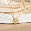 Magnetic couple necklace xl0488