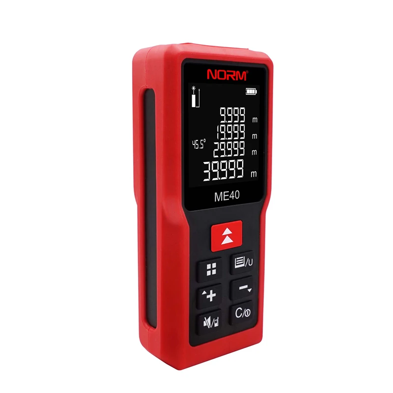 
Лазерный дальномер Norm, цифровой измеритель высотомера, 40 м 