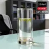 Style court-200ml-sans couvercle-transparent-base blanche-double paroi-ope