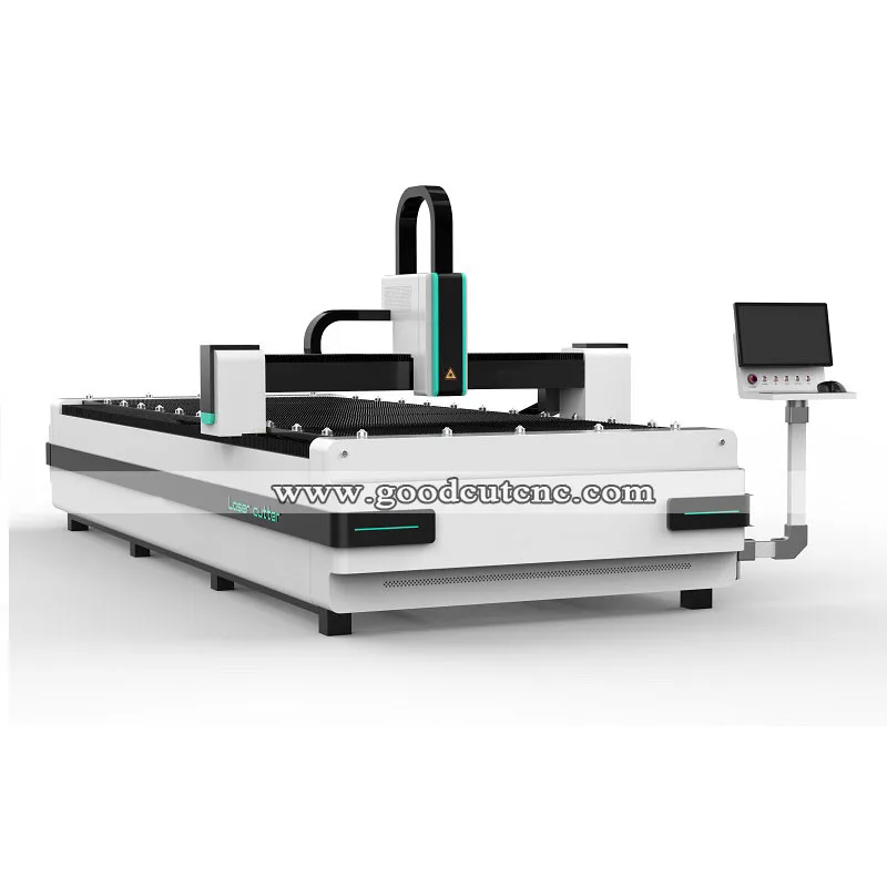 Au3tech Control System Cypcut 500w Fiber Faser Head Metal Cutting Machine for Sheet Aluminum Iron