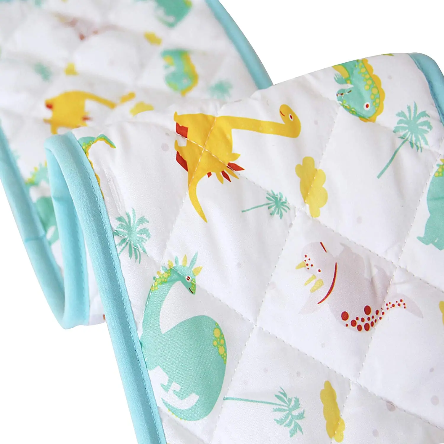 Padded Baby Dinosaur Crib Rail Cover Protector Set From Chewing,Crib
