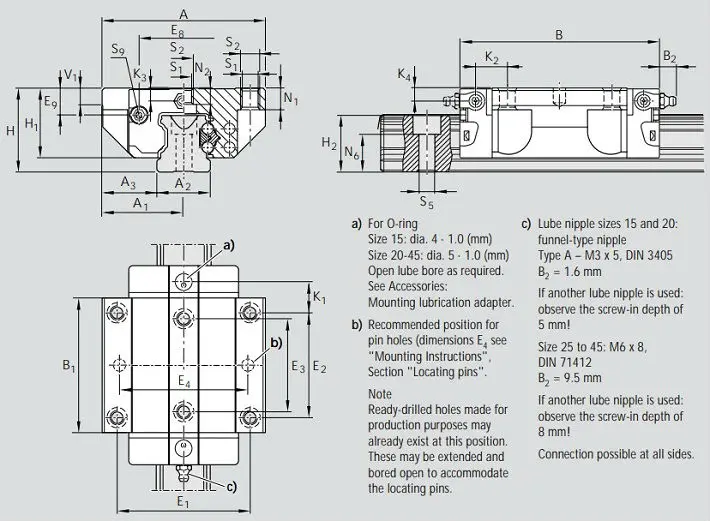 Rexroth Linear Guide Block Linear Guideway Bearing R165131420 - Buy ...
