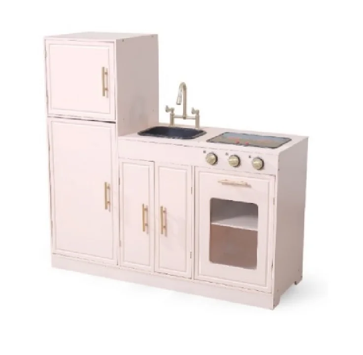 2024 New Design Cooking Pretend Play Outdoor Wooden Mud Kitchen Play Set for Kids