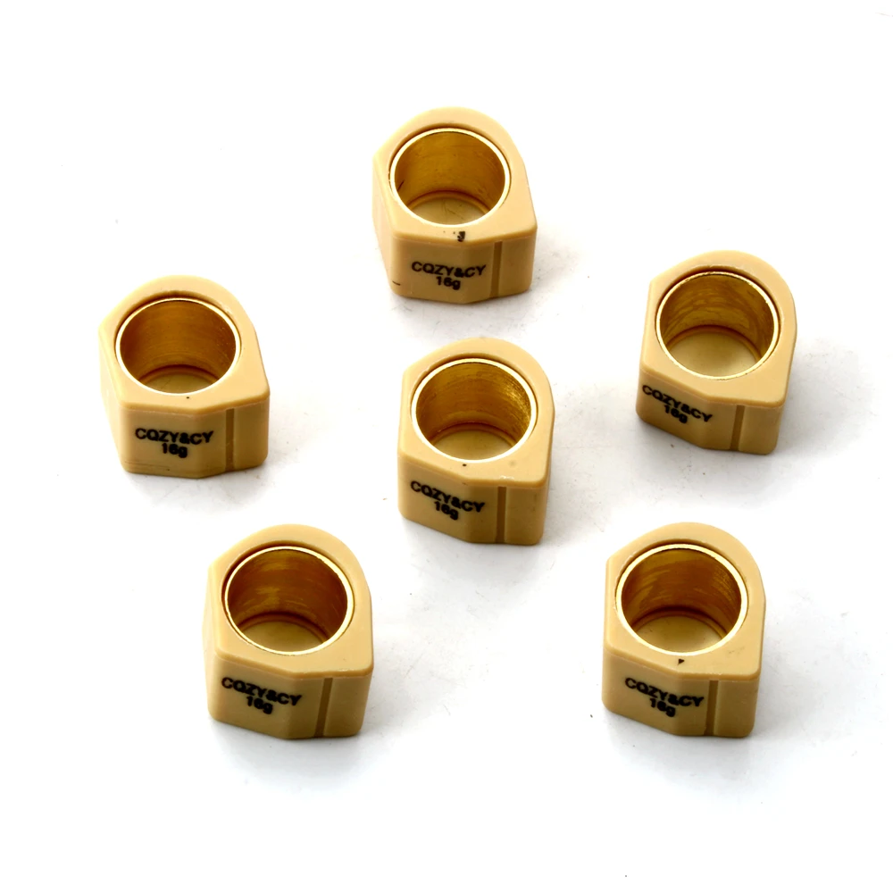 6PC Racing XCiting400 Quality Roller Weights 25x20mm for XCiting I ABS 400cc Scooter Engine Parts 22121LKF5305