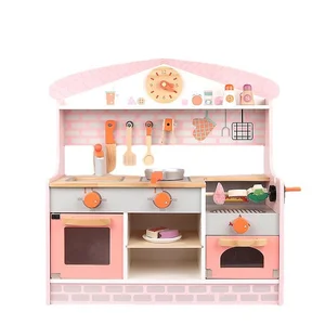 Pretend Cook Collapsible Dollhouse Children's Toy With Kitchen Accessories Kitchen Toy Set