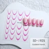 Gradient French sticker SD-1925