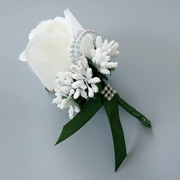 Boutonniere for Men Wedding Set 6PCS, Groom Best Man