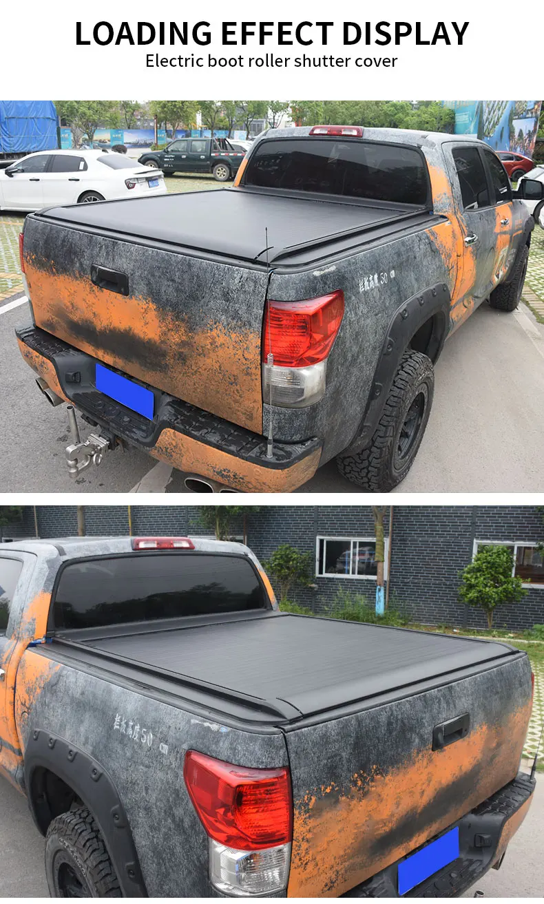 Noble 4x4 Truck Waterproof Electric Tonneau Retractable Hard Roller Pickup Cover Bed for Toyota Tundra Power Cover supplier