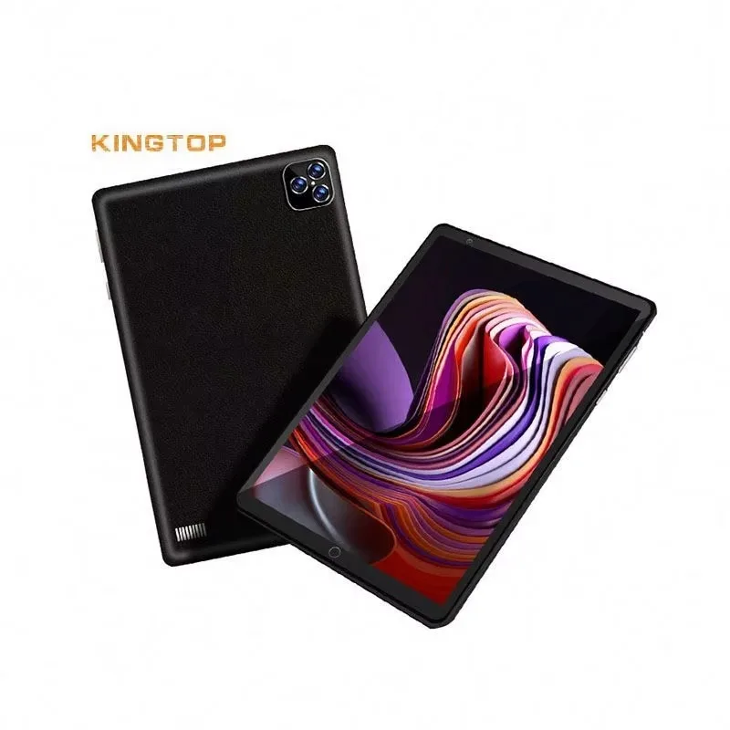 KINGTOP 8-Inch Android 12.0 Tablet with Dual SIM Slots 3GB RAM 32GB ROM Octa Core Processor IPS 4G Phone Calling for Kids