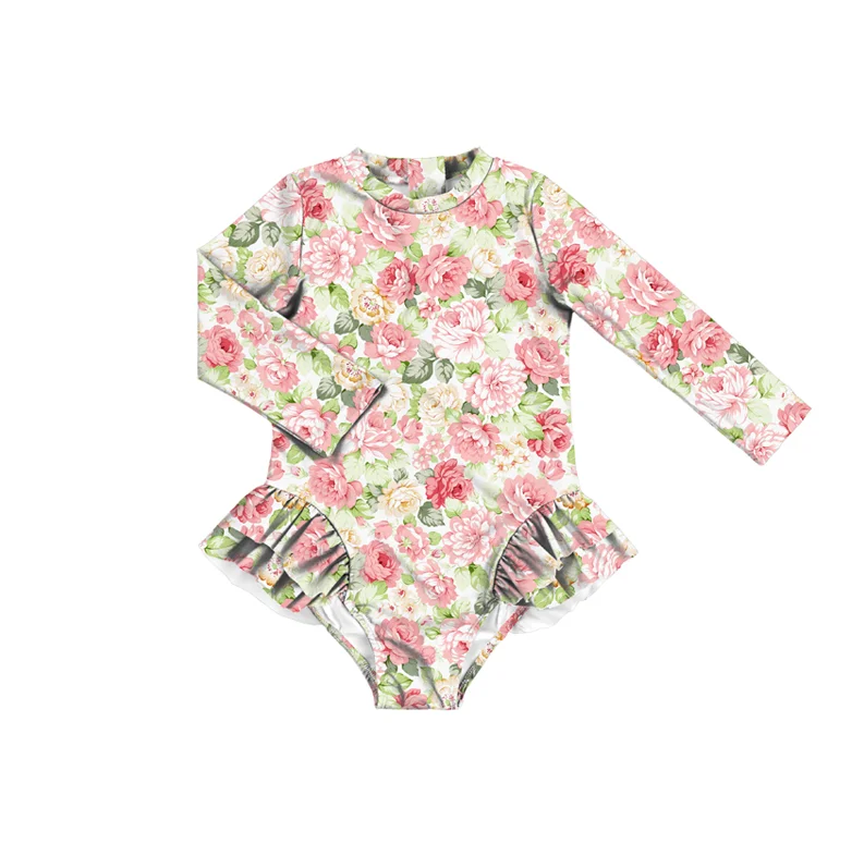 Maillot De Bain Pour Enfants Motif Floral A Volants Modele Mignon Pour Bebes Filles Vente En Gros Nouvelle Collection Buy Enfants Maillot De Bain Floral Bebe Fille Maillots De Bain En Gros Mignon Enfants Modeles Infantile Enfants Maillot