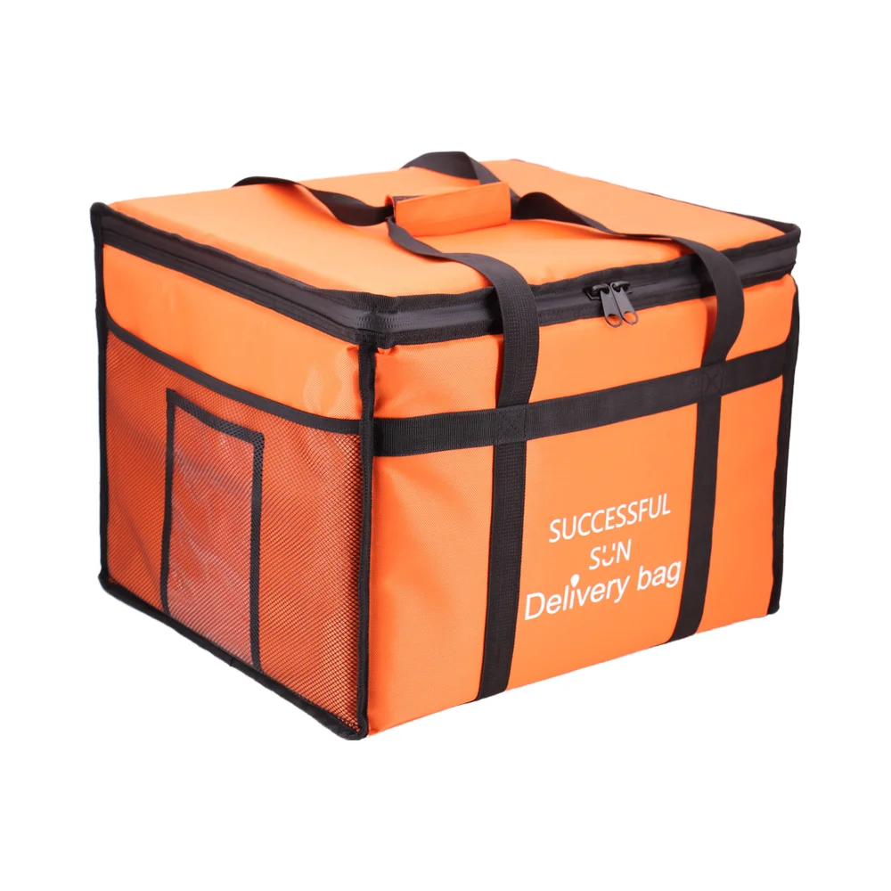 product customize wholesale midium size waterproof front opening delivery pizza bag food delivery bag-2