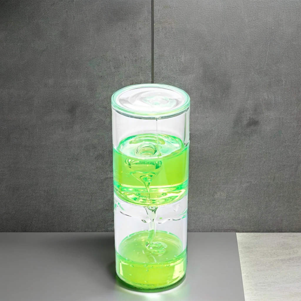 Liquid Timer Oil Hourglass Sand Timer Sensory Ooze Tube for Gifts Toys Office Decoration