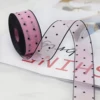 Rosa pastel-2,5 cm * 10 yardas