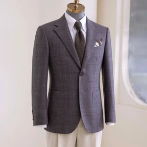 Haute Couture Men's Wedding Suit 100% Wool 120-150 'Super British Fabric' Bespoke Design Pant Coat Plus Size