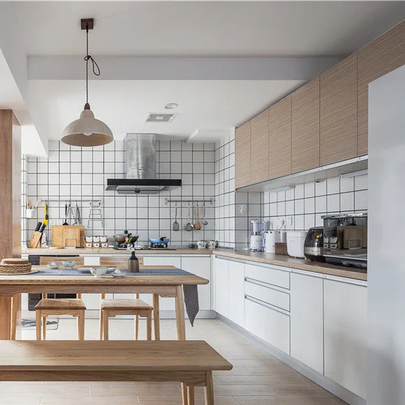 Large White Kitchen Cabinets