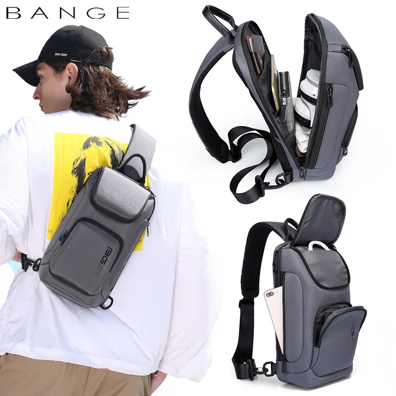 Factory New Design Hot Sell Bulk Travel Shoulder Korean Crossbody Custom Men Sling Bag
