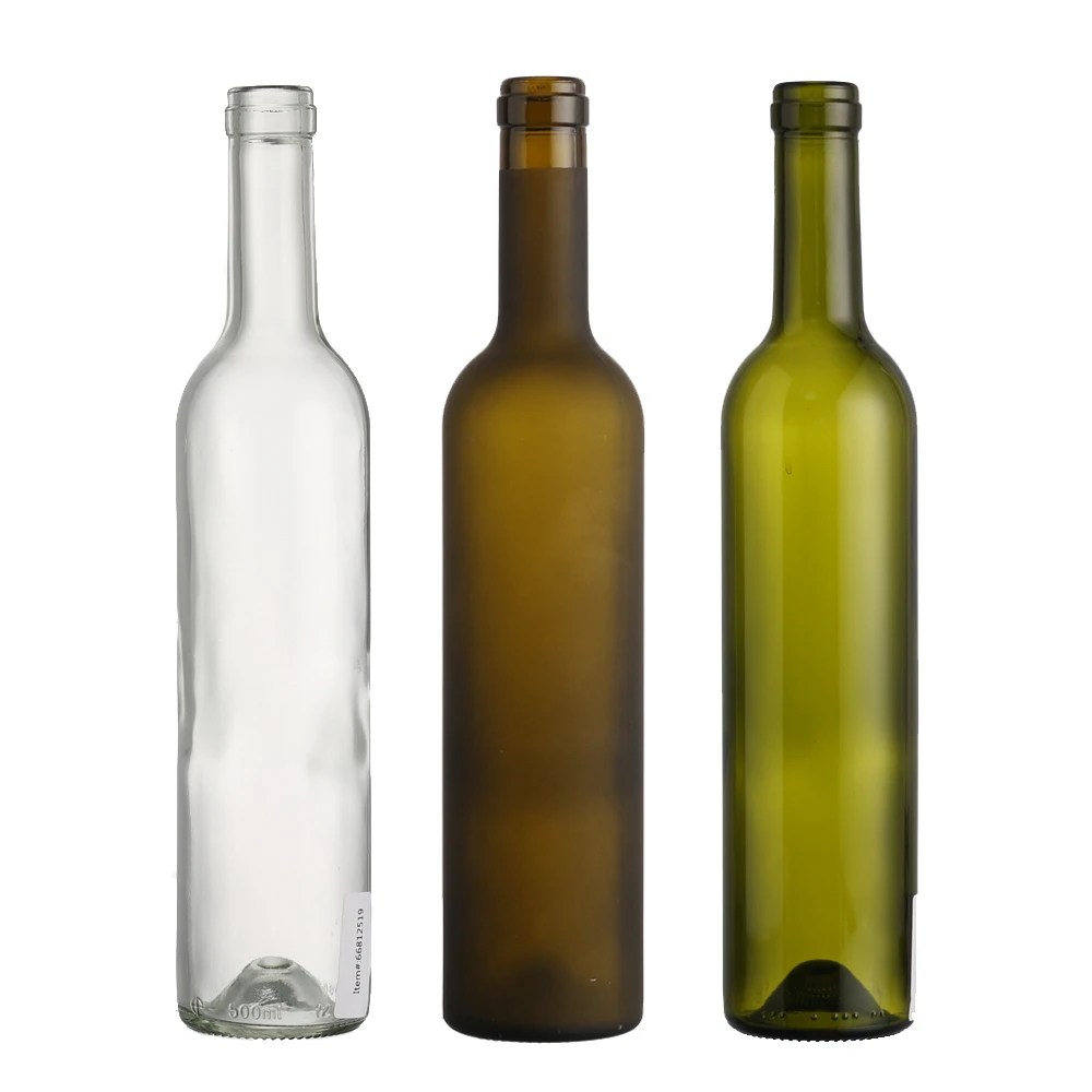 Large Capacity 3000ml 3 Liter Dark Green Empty Glass Bottle for Wine