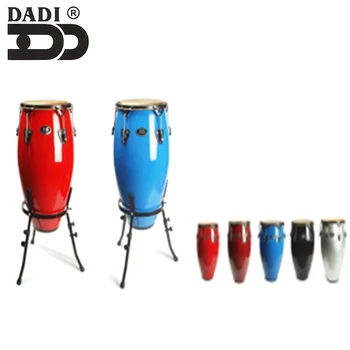 DADI Factory Hot Selling Traditional Glass Fiber Edge Cowhide Kangas Percussion Drum and Stand Kit Instrument Drum