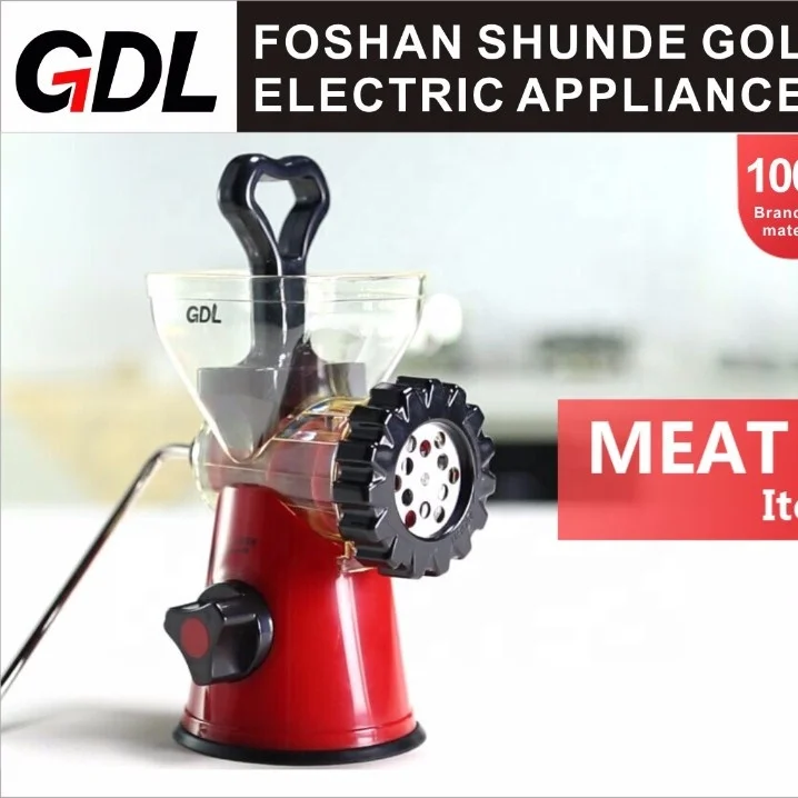 Portable Manual Multifunction Meat Chopper and Blender Home Appliance Rotary Hand Grinder Made of Durable Plastic