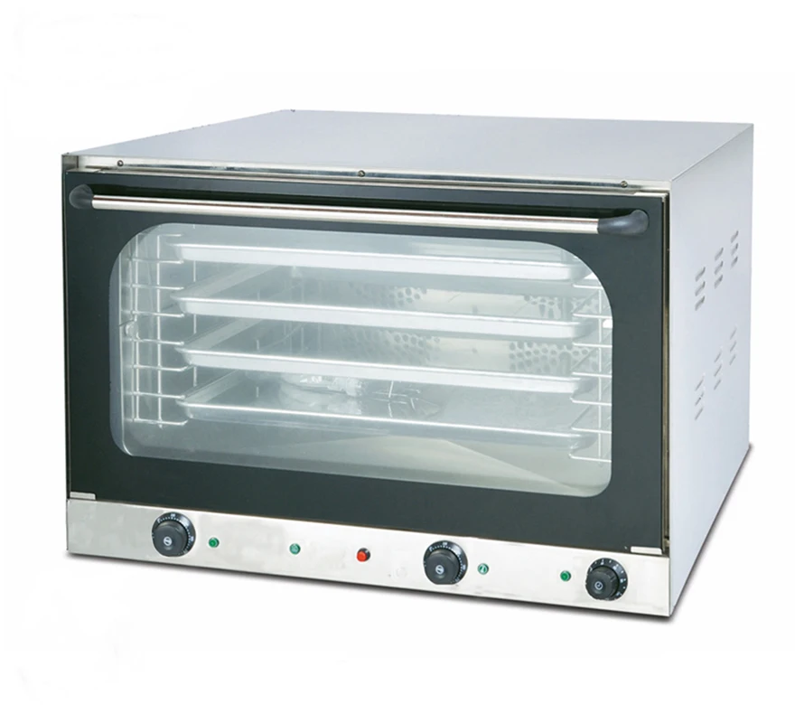 Convection Pven With Spray Function Commercial Oven Full Perspective Hot Air Circulation Electric Oven