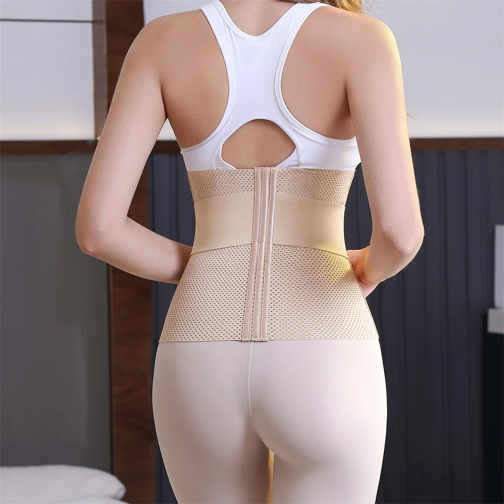 Waist Trainer Shaperwear Belt Double Trimmer Shaping Tummy Control Shaper Waist Cincher Trimmer Wrap Girdle Corset for Woman factory