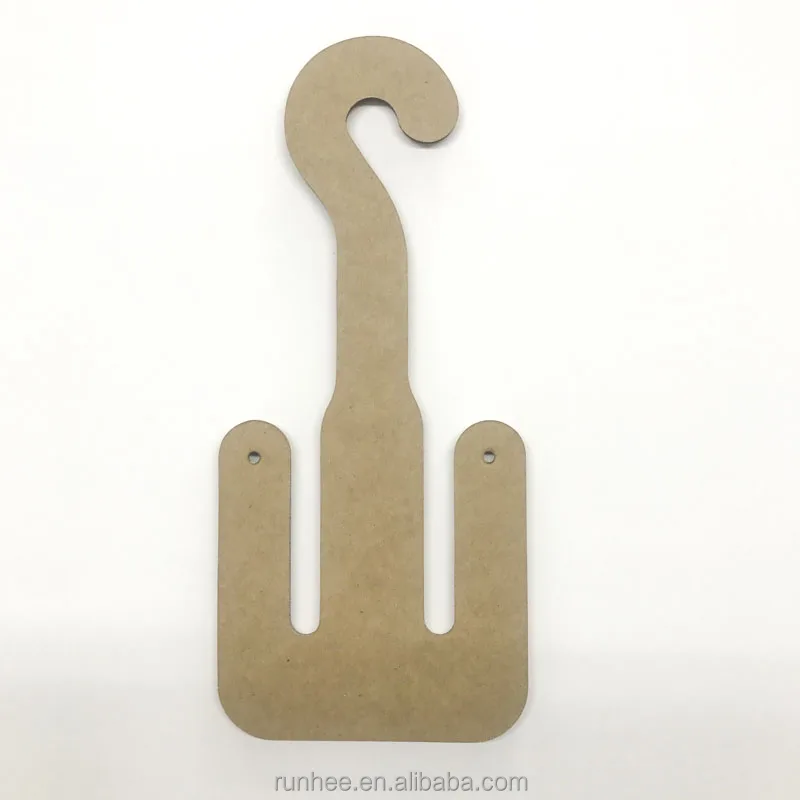 2mm 3mm Thickness Cardboard Shoes Hangers Biodegradable Paper Flip Flop Hanger