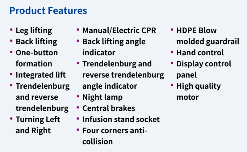 7 function adjustable medical bed for bedridden patient-66