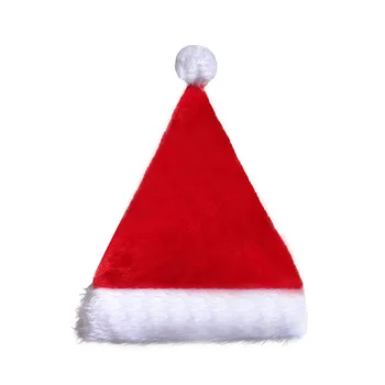 Christmas decoration long plush luminous LED Christmas Beanie hat Santa Claus hat Christmas supplies
