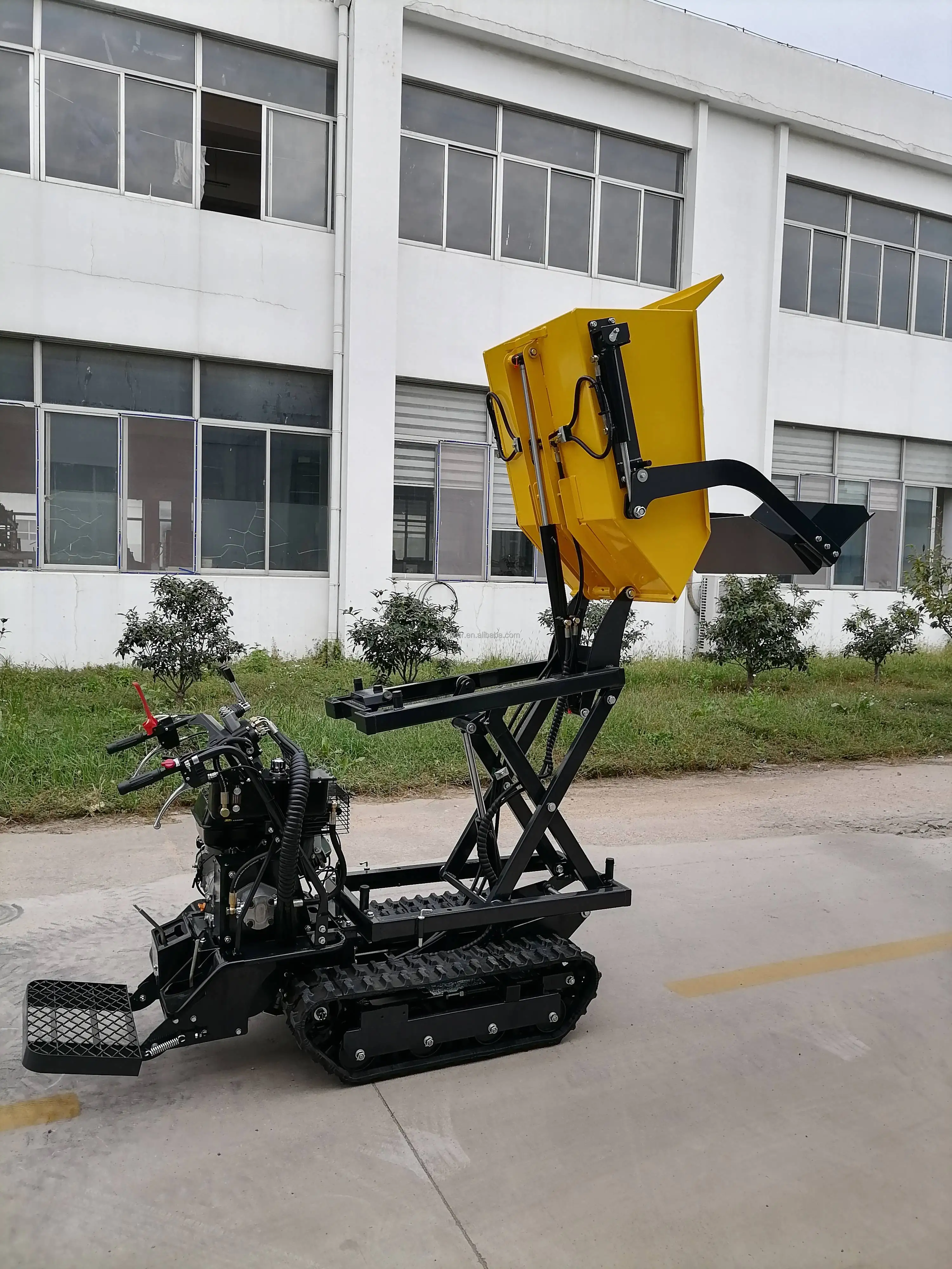 Mini Transporter Self Loading 500kg Mini Dumper Crawler