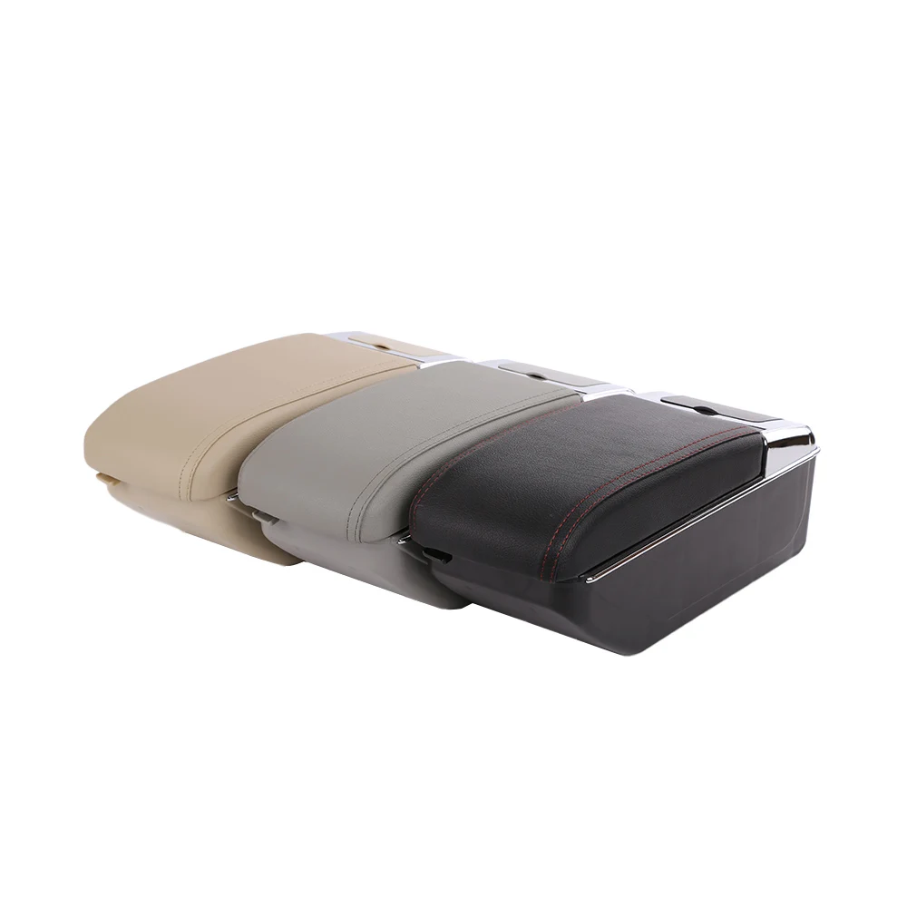 Split Type Rotatable Heighten Armrest Box  Central Console Storage Box Ashtray Cup Holder