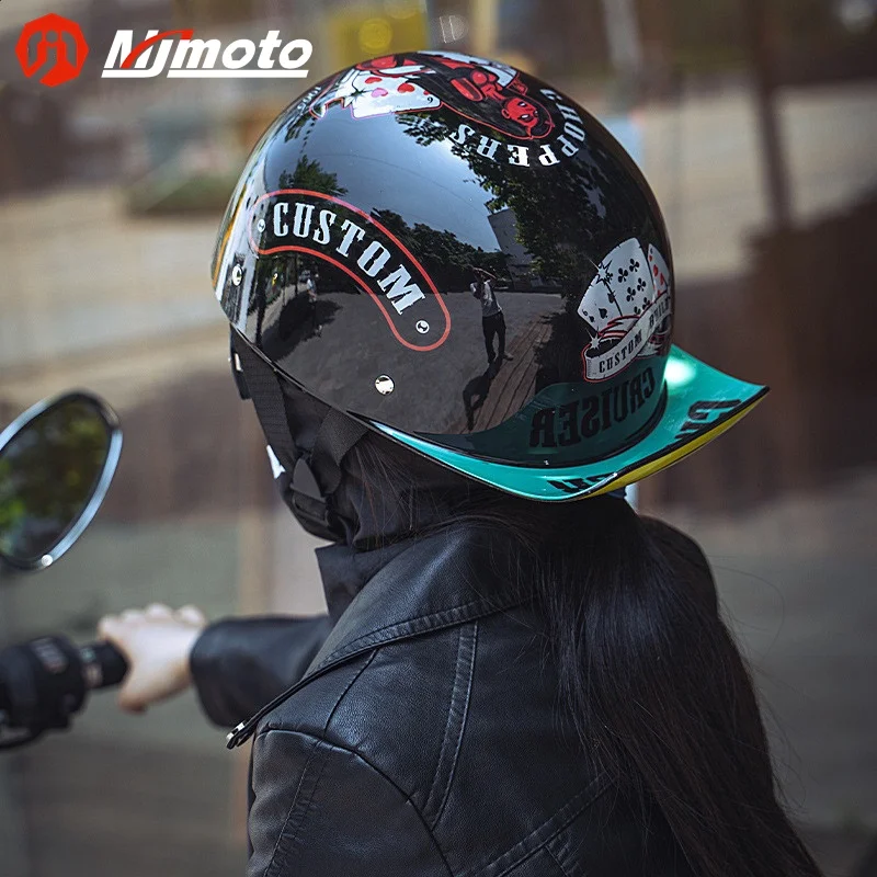 Vintage Casco Abierto Custom Pluma De Entrenamiento,|