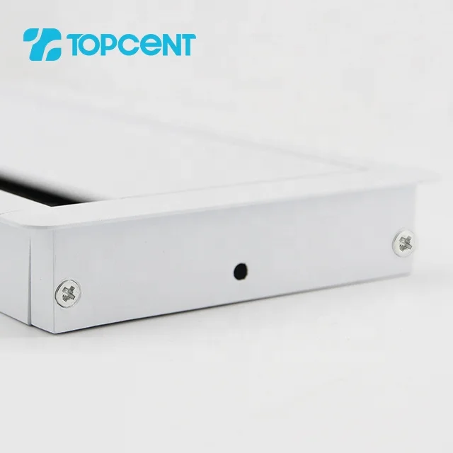 
Topcent из алюминиевого сплава с доводчиком прямоугольный квадратный офисный настольный стол кабельного отверстия крышка втулки 