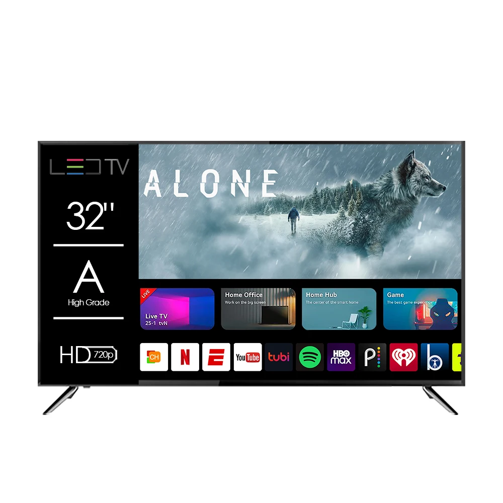Free Custom Packing 32inch HD LED TV Television Sets 32 36 40 43 Inch 4K Smart TV Wholesale