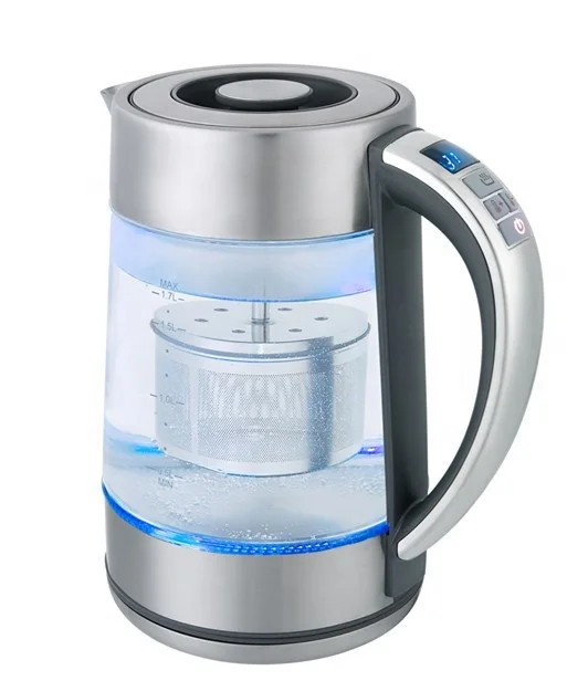 Variable Temperature Control Glass Kettle Digital Smart LED Glass Tea Kettle Keep Warm Function Electric Kettle