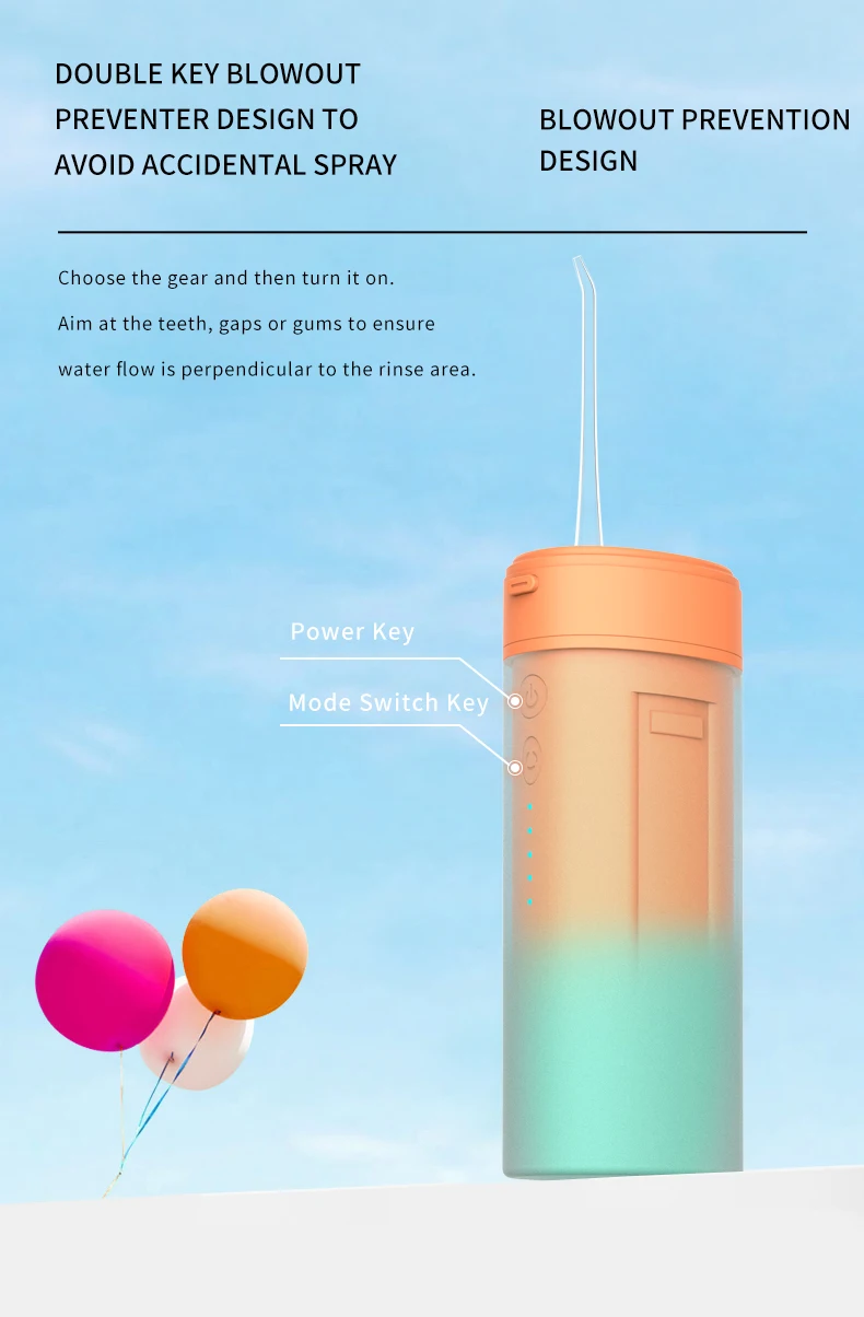 2021 Amazon Top Selling Cordless Water Flosser Water Flosser Portable New Design Water Flosser