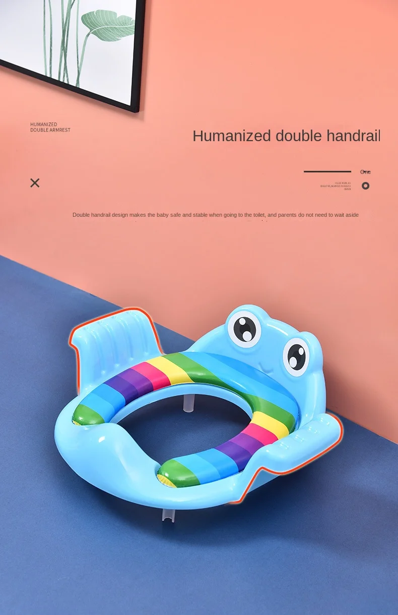 High Material Baby Soft Potty Seat Reducer With Handle Kids Training