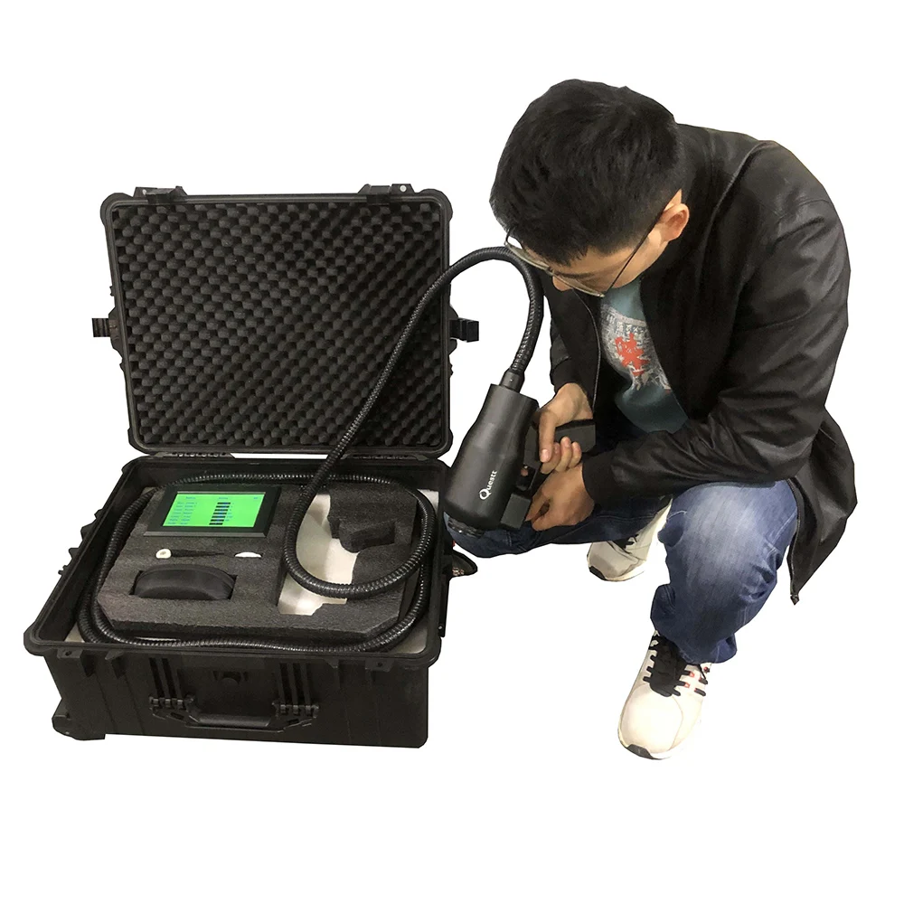 Dual Axis Laser Rust Removal Machine for Cleaning Outdoor with Suitcase 100W Mopa Laser