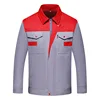 Red on top and gray on the bottom