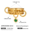 18k Gold JDR0303006-GN-8