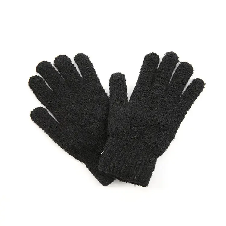 Wholesale Custom Printed Acrylic Cotton Winter Knitting Mittens Gloves