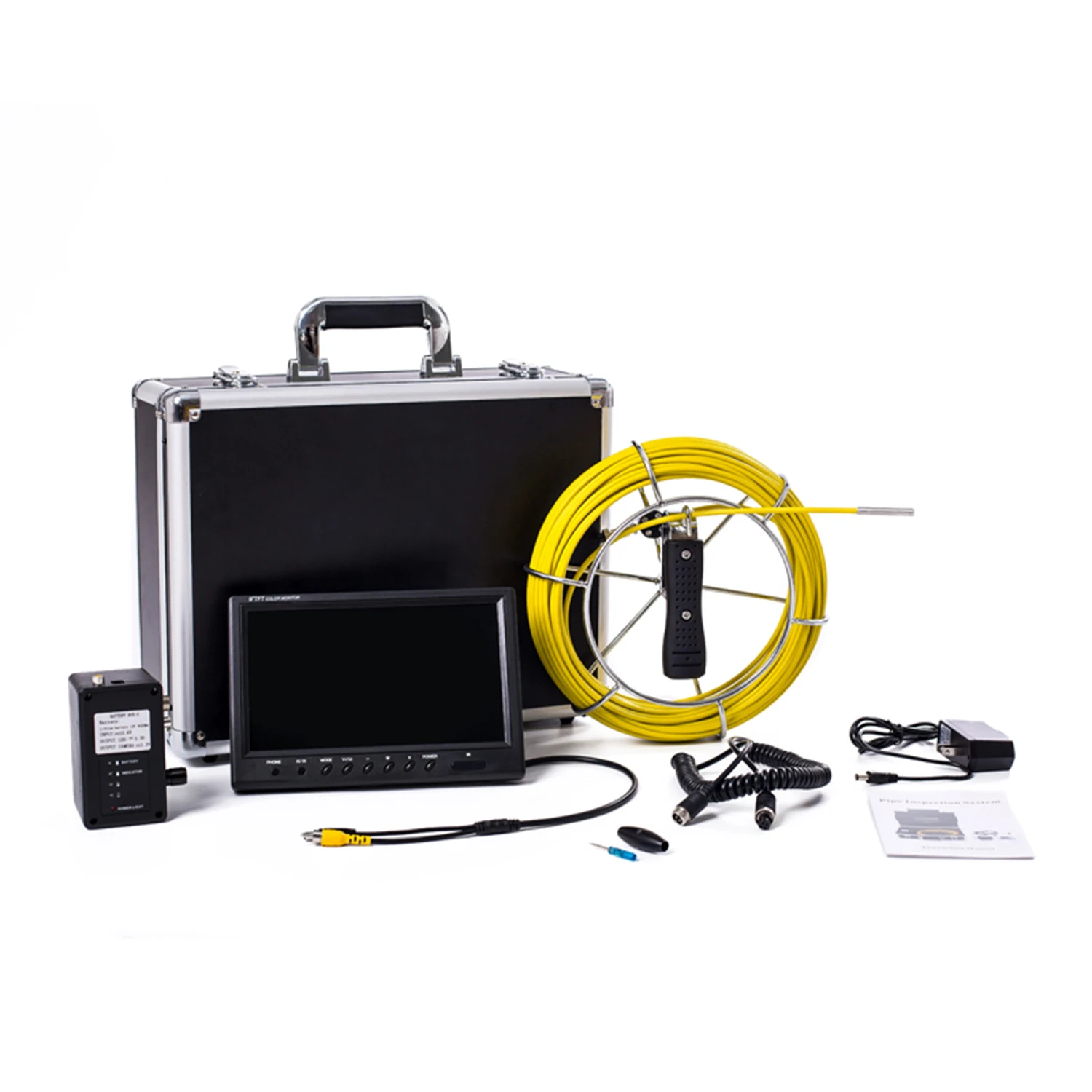Factory Direct Supply CCTV Pipe Inspection Camera with DVR Function&6.5mm Camera Head