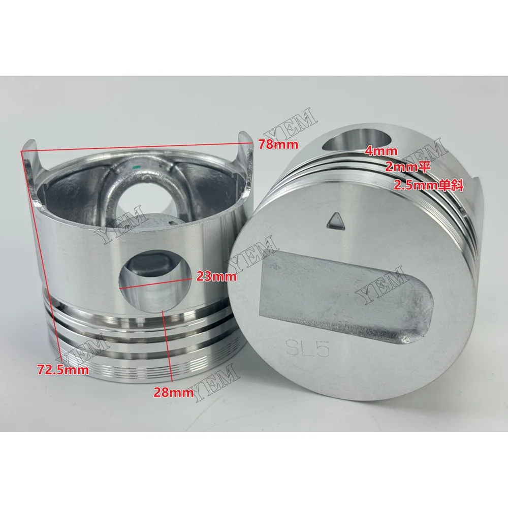 S3L Piston for Mitsubishi High Quality Engine Parts 2
