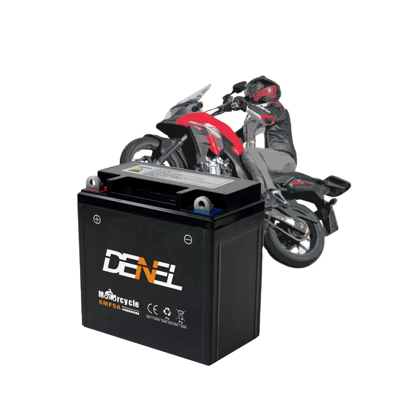 Аккумулятор Для Мотоцикла Denel 12 В 12n9-4b 6mf9a - Buy Motor Battery  Motorcycle,Motorcycle Battery Price In Pakistan,12v9ah Lead-acid Motorcycle  Battery Product on Alibaba.com